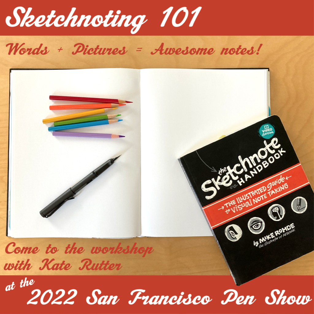 Sketchnoting 101 workshop promotional image