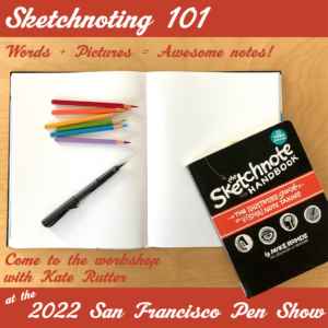 Sketchnoting 101 workshop promotional image